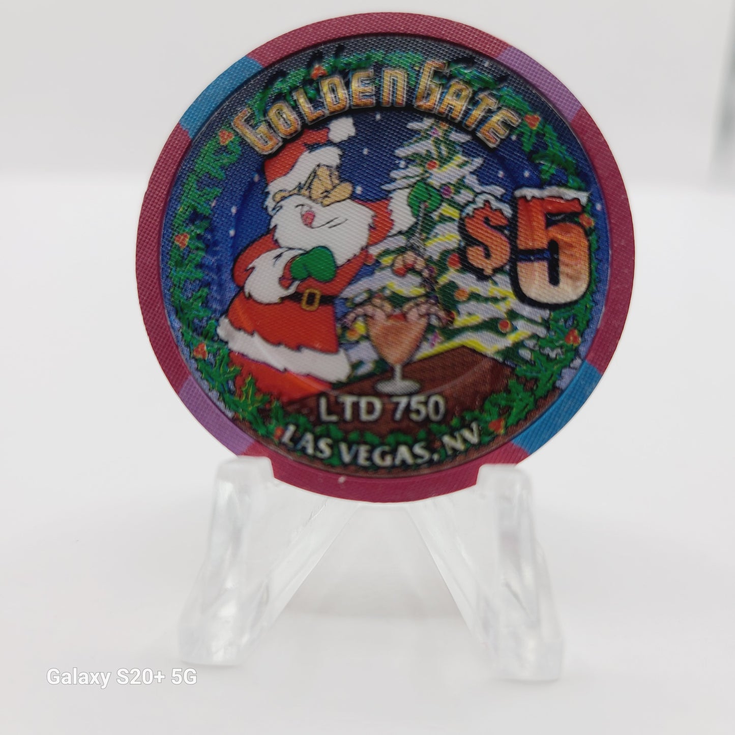 Golden Gate Hotel Casino Las Vegas Nevada 2000 $5 Chip V7586