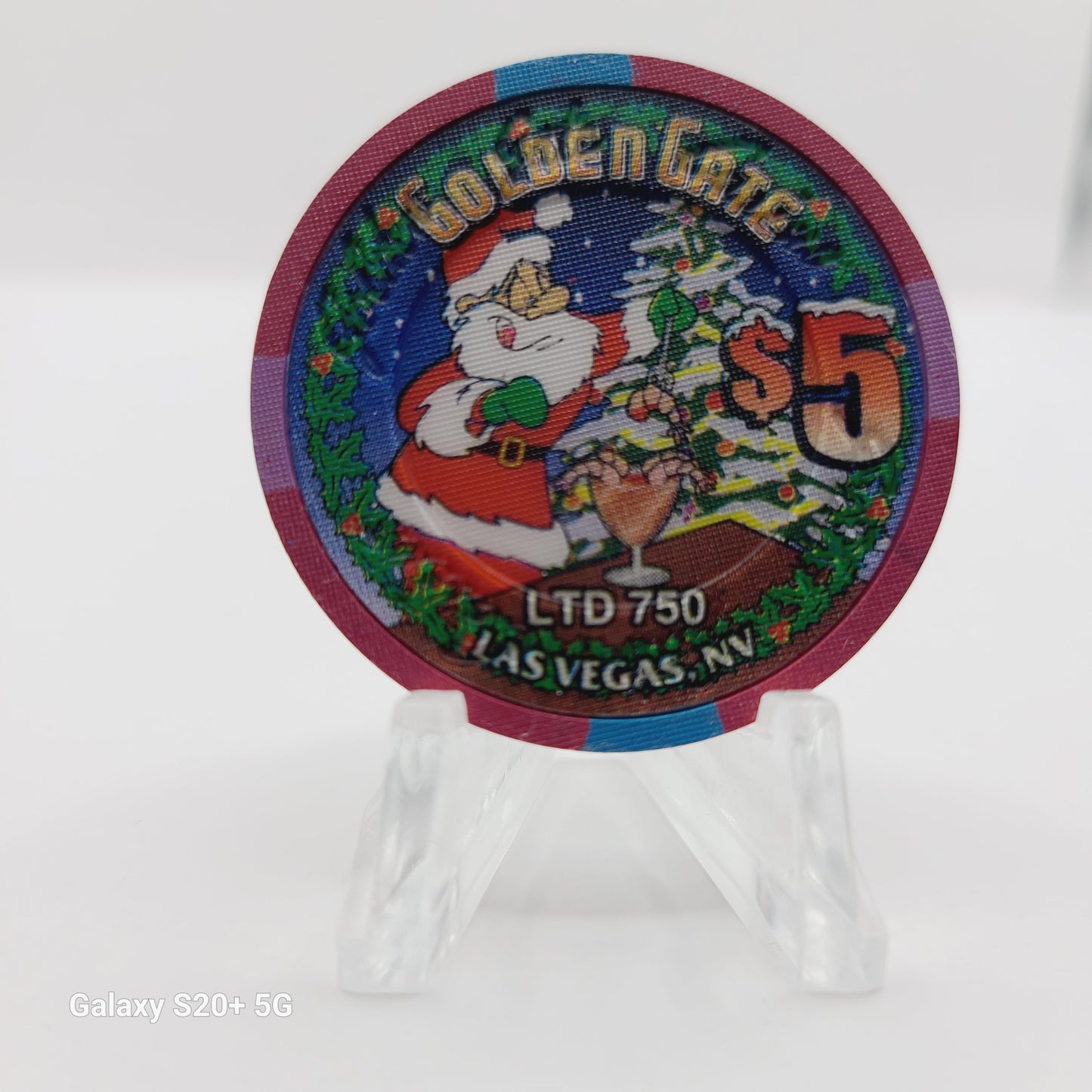 Golden Gate Hotel Casino Las Vegas Nevada 2000 $5 Chip V7586