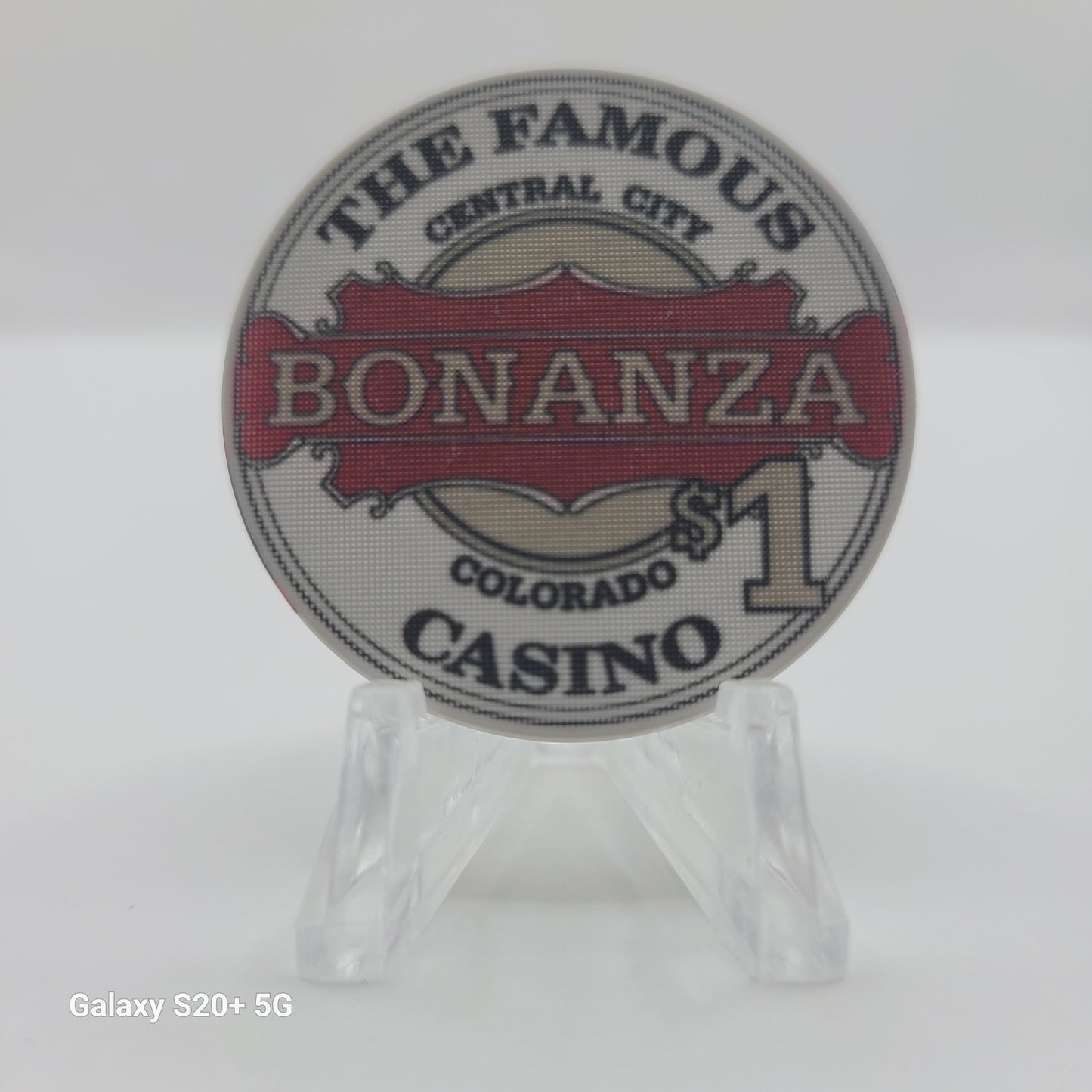 The Famous Bonanza Casino Central City Colorado 1992 $1 Chip