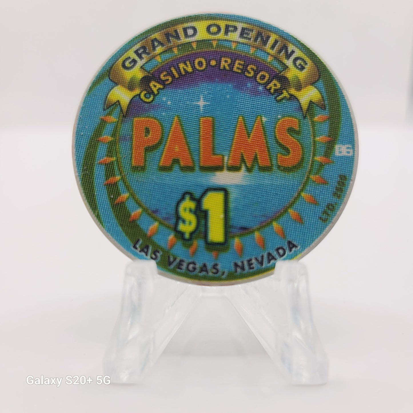 Palms Hotel Casino Las Vegas Nevada 2001 "Grand Opening" $1 Chip V9428