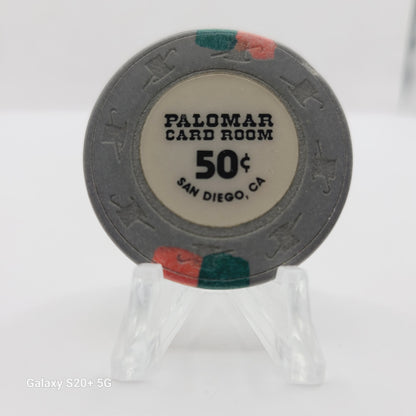 Palomar Card Room San Diego California $.50 Chip