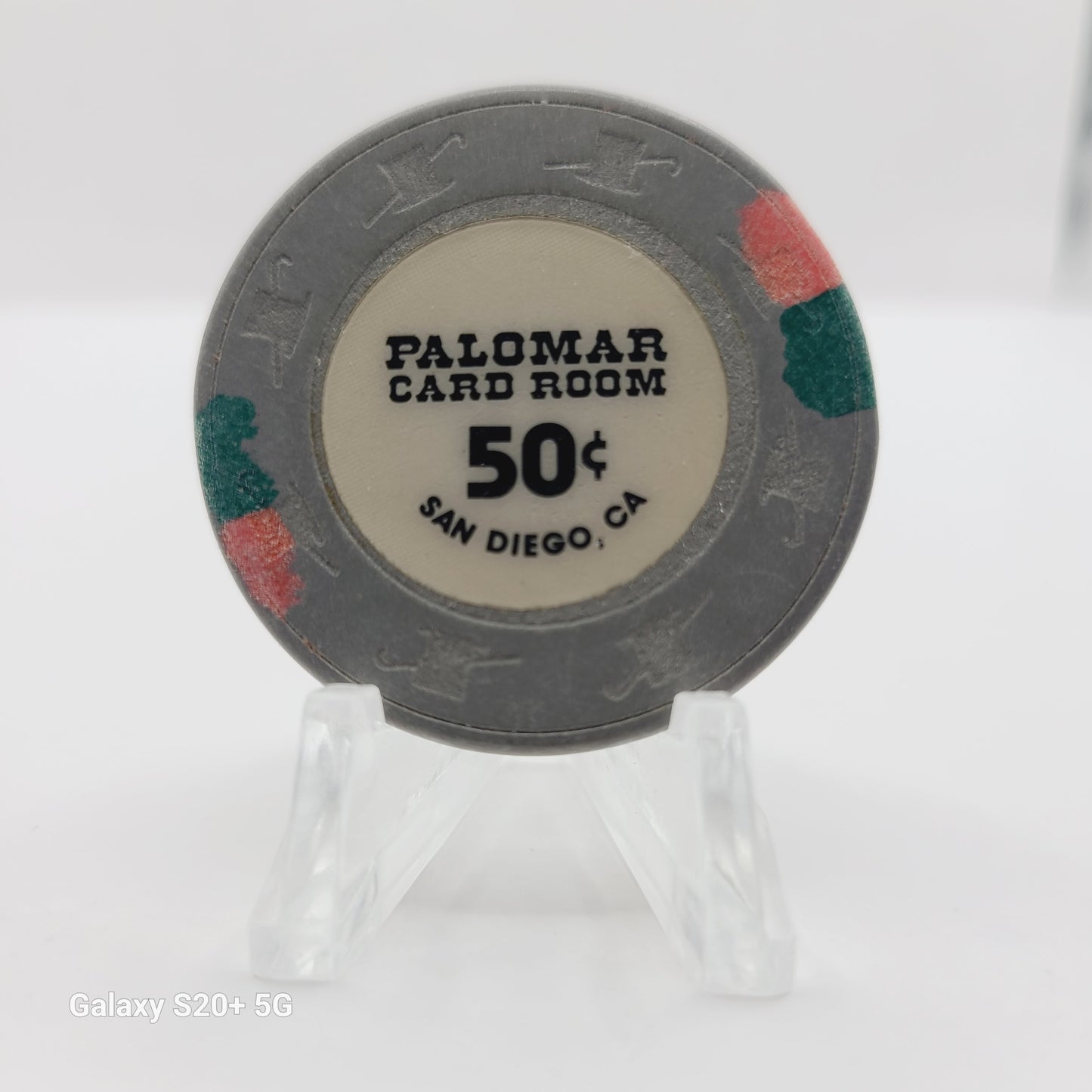 Palomar Card Room San Diego California $.50 Chip