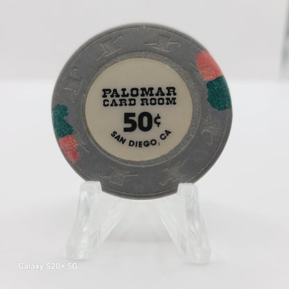 Palomar Card Room San Diego California $.50 Chip