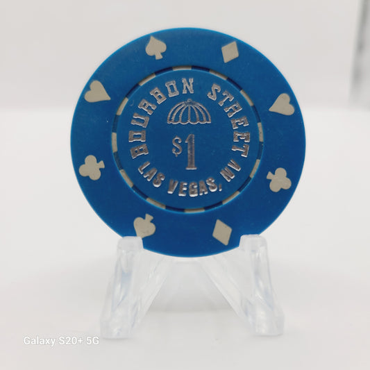 Bourbon Street Casino Las Vegas Nevada 1992 $1 Chip N0235