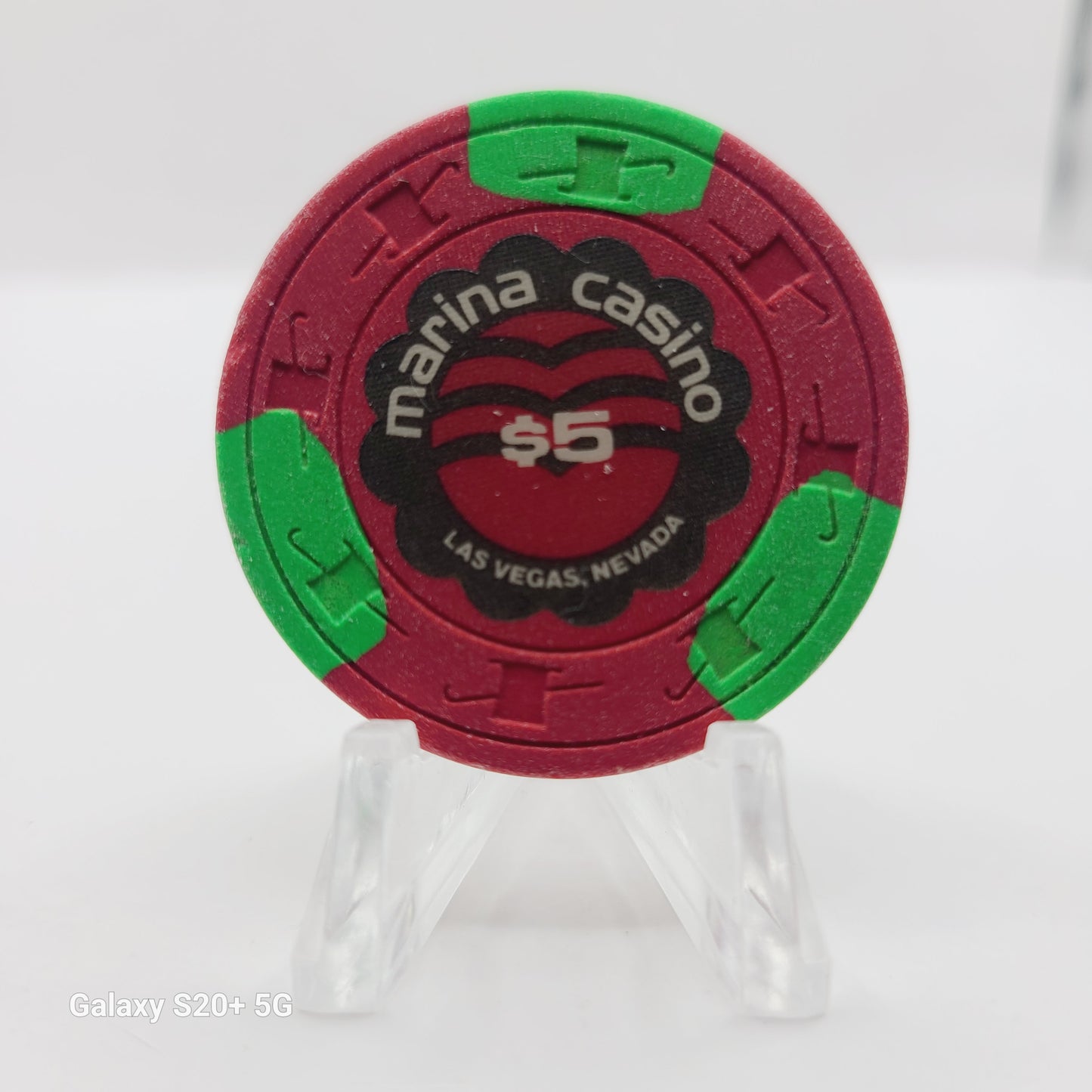 Marina Hotel Casino Las Vegas Nevada 1975 $5 Chip N1895