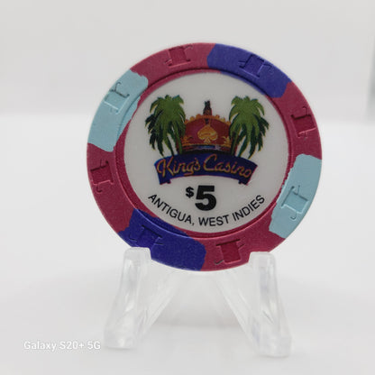 King's Casino St.Johns Antigua $5  Chip