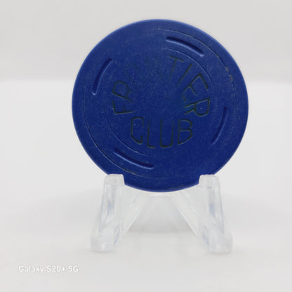 Frontier Club "Card Room" Porterville California 1961 $1 Casino Chip