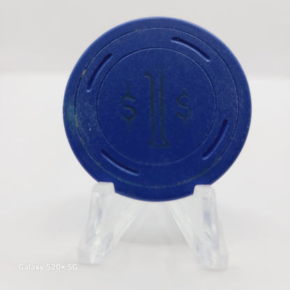 Frontier Club "Card Room" Porterville California 1961 $1 Casino Chip