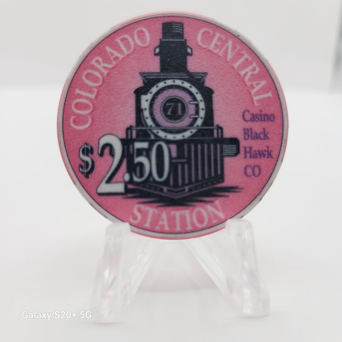 Colorado Central Station Casino Black Hawk Colorado 1997 $2.50 Chip