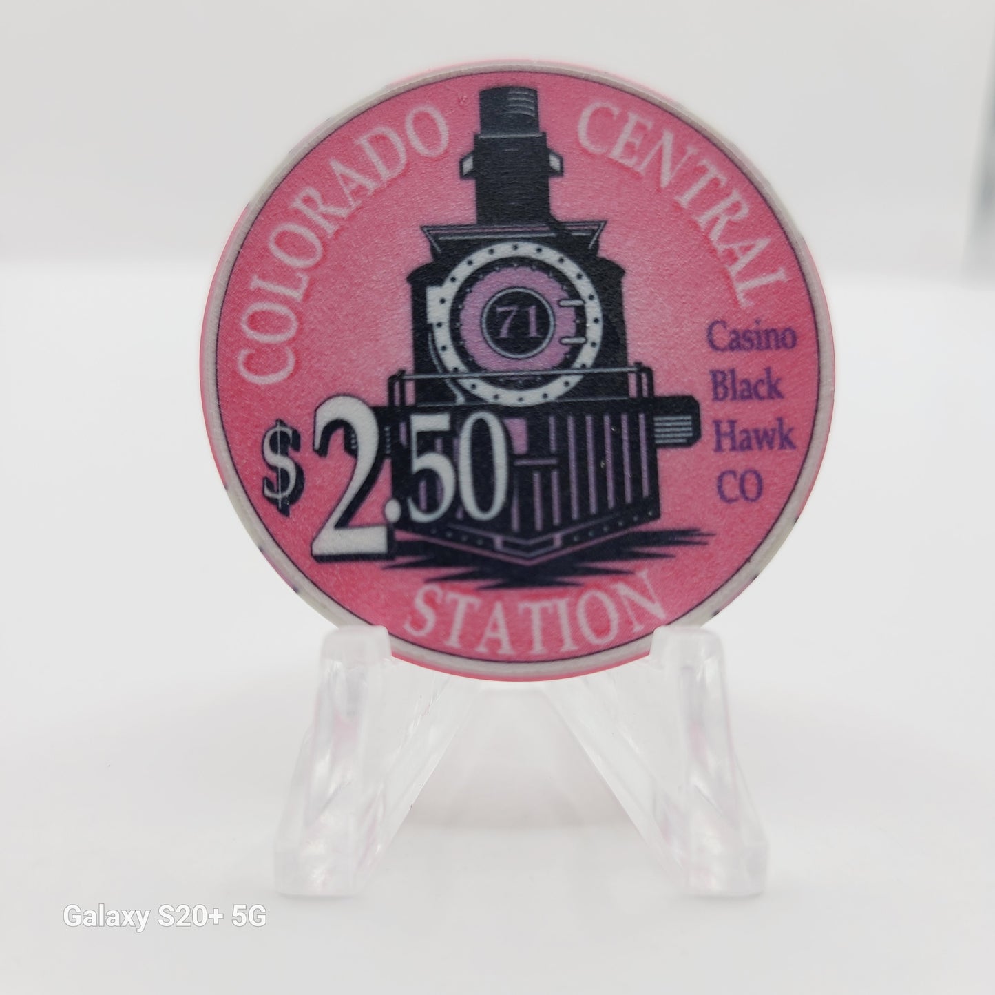 Colorado Central Station Casino Black Hawk Colorado 1997 $2.50 Chip