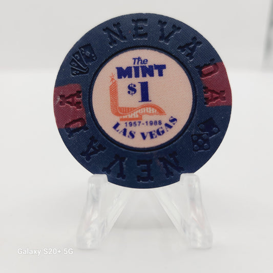 The Mint Casino Las Vegas Nevada 1992 "Borland Imitation" $1 Chip N5937