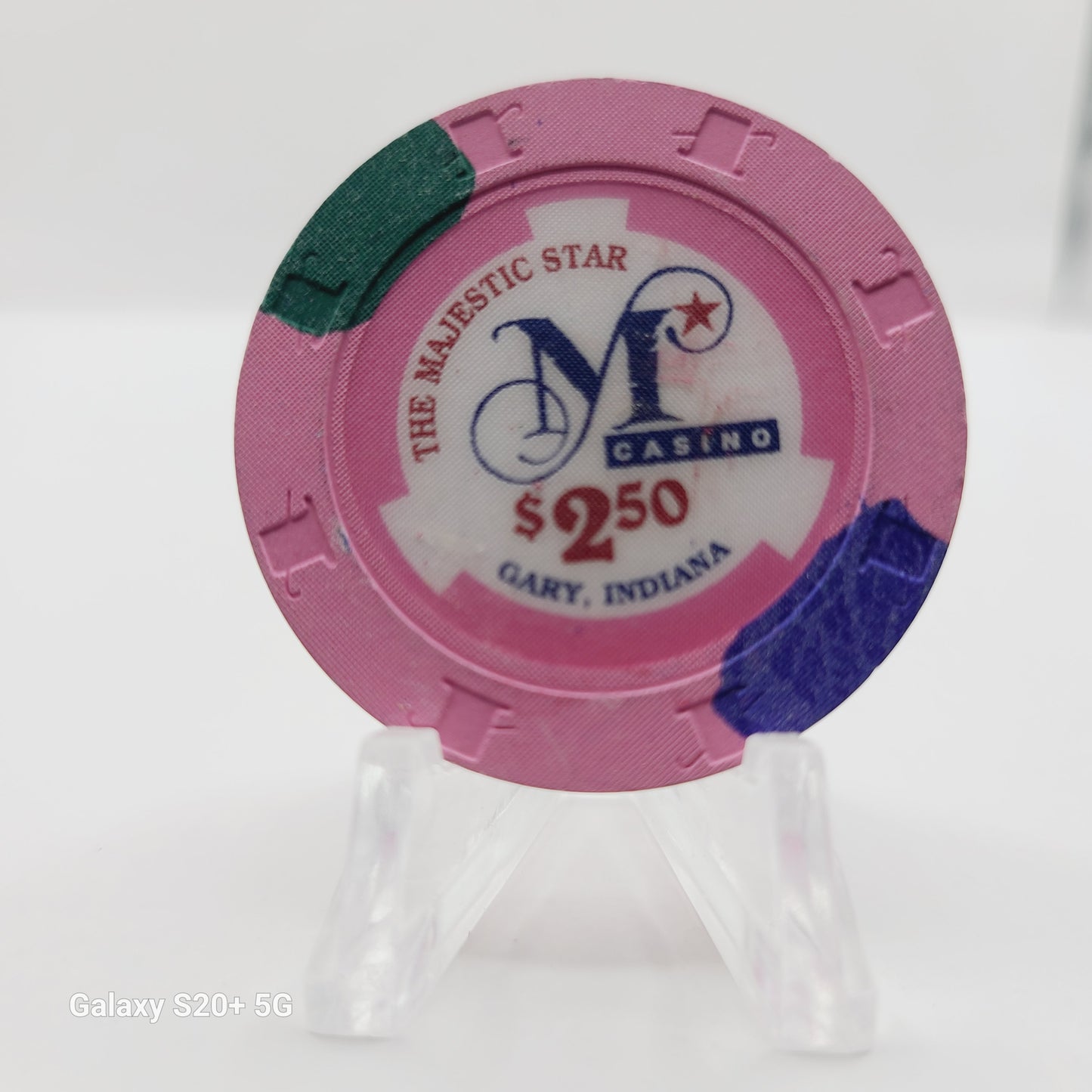 Majestic Star Casino & Hotel Gary Indiana $2.50 Casino Chip