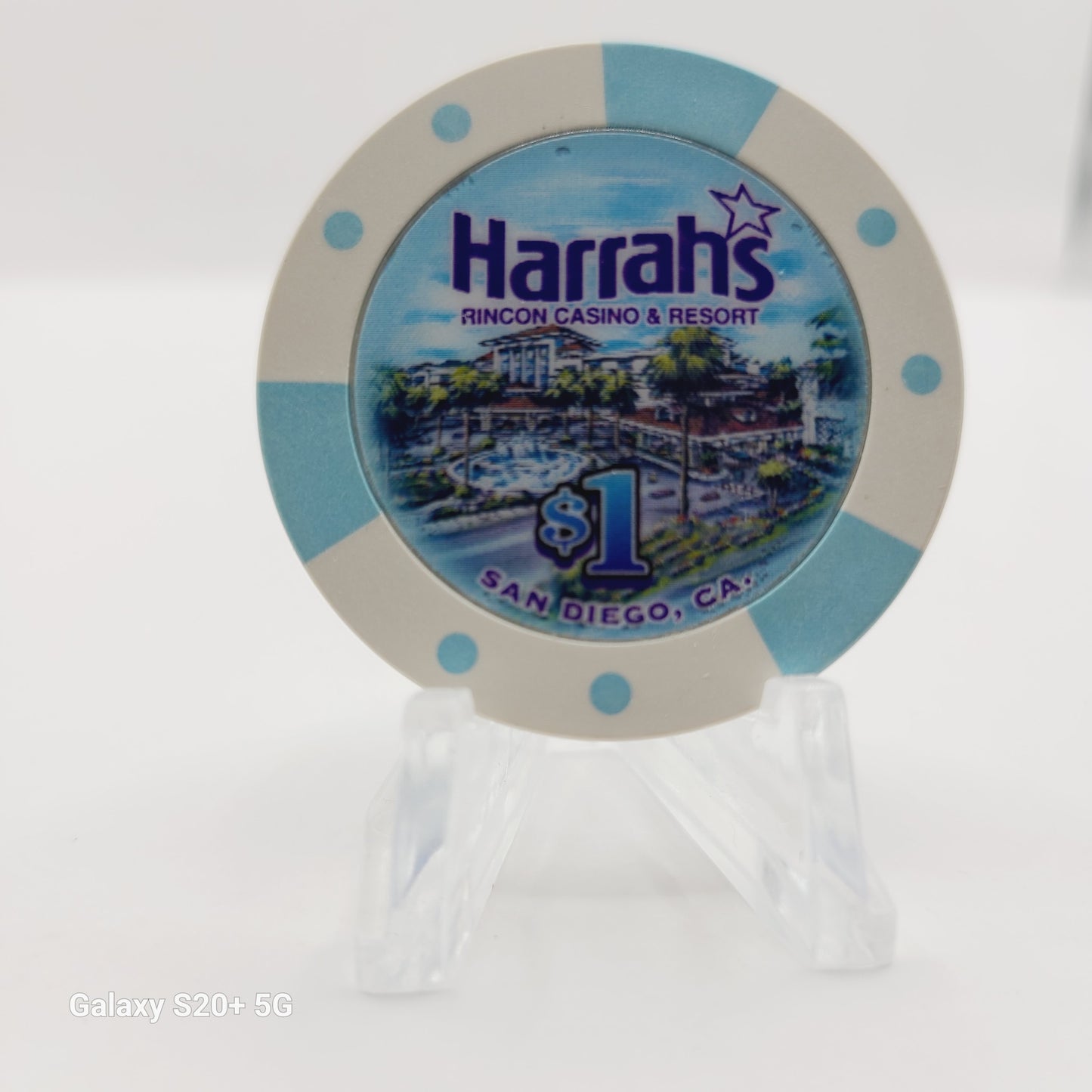 Harrah's Rincon Casino & Resort Valley Center California $1 Casino Chip