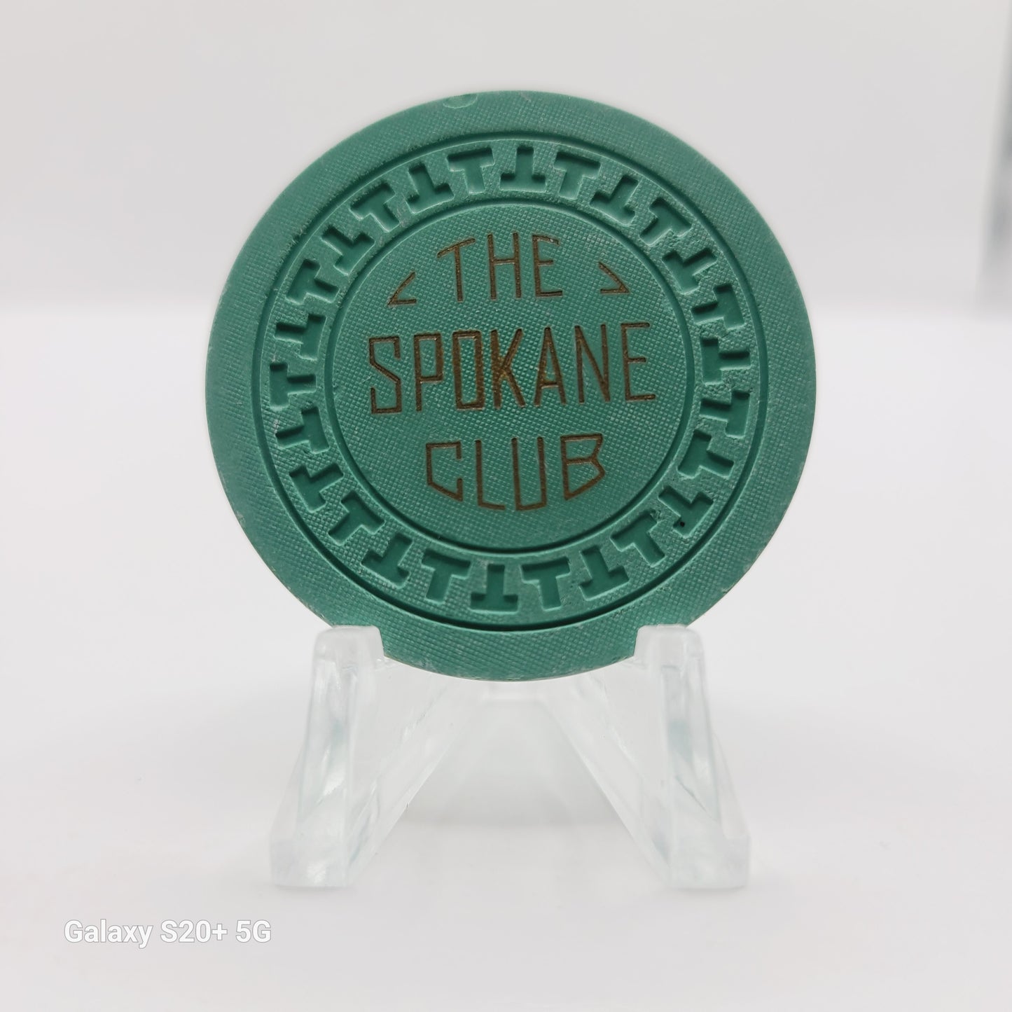 Spokane Club "Card Room" Spokane Washington Casino Chip