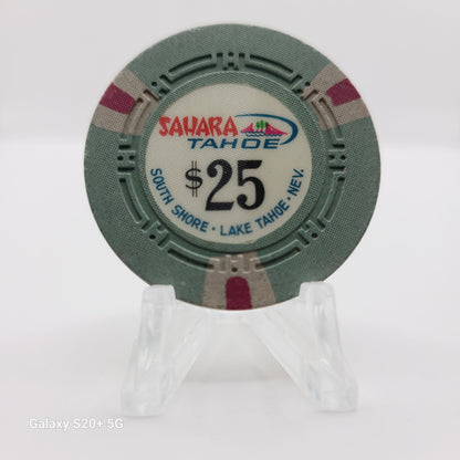 Sahara Tahoe Casino Lake Tahoe Nevada 1965 $25 Casino Chip  N5515
