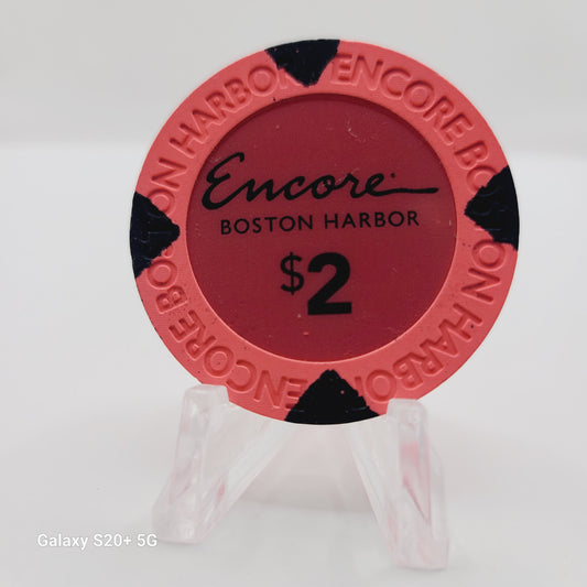 Encore Boston Harbor Hotel Casino Everett Massachusetts $2 Casino Chip