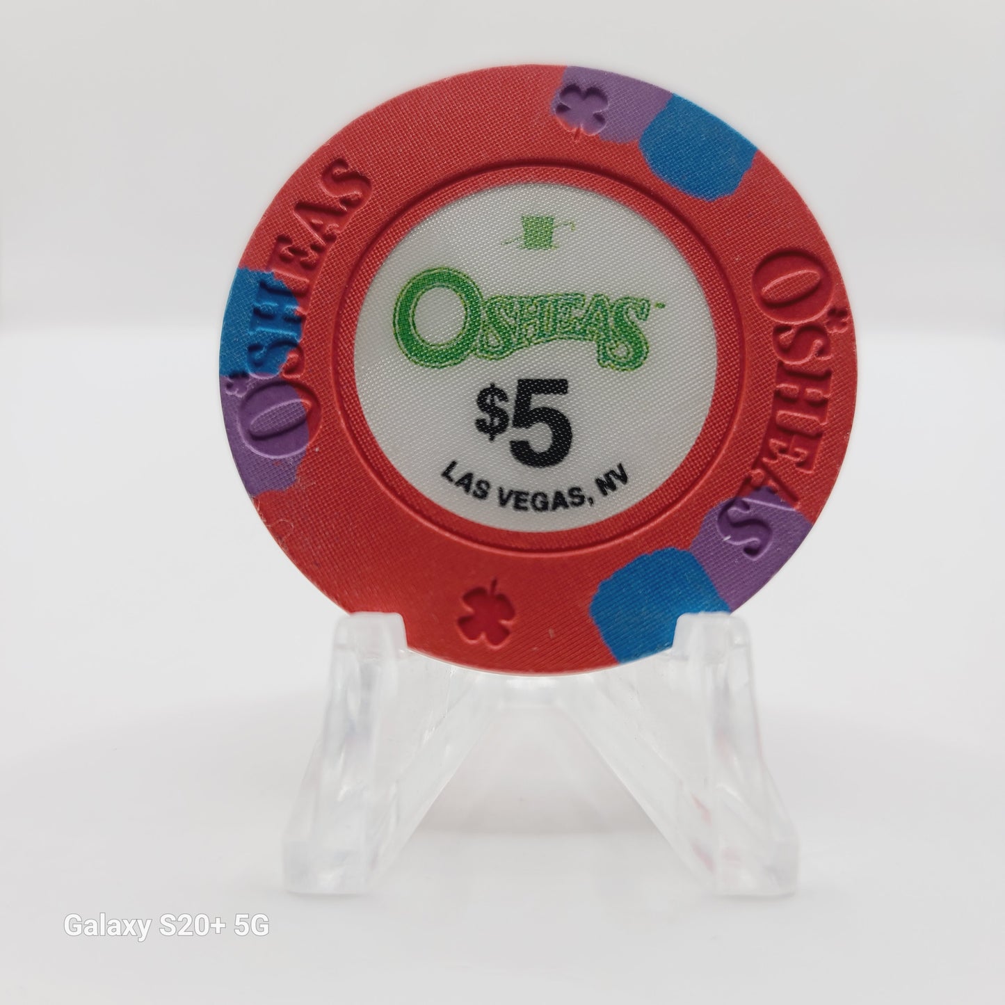 O'Sheas Casino Las Vegas Nevada 2011 $5 Chip D0136