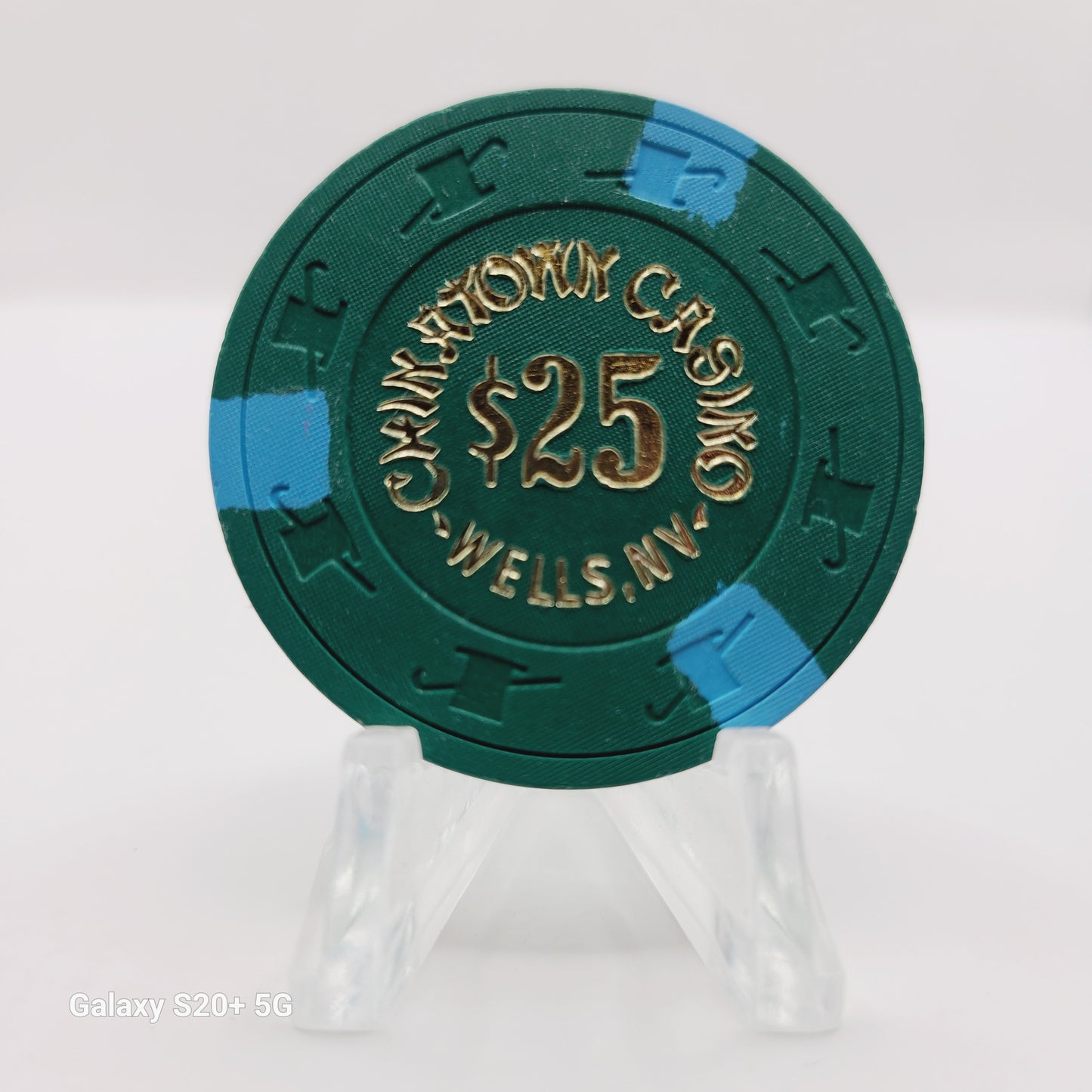 Chinatown Hotel Casino Wells Nevada 1984 $25 Casino Chip N8086