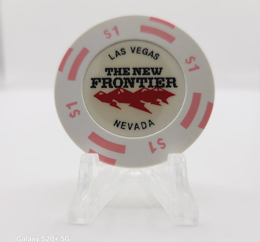 The New Frontier Hotel Casino Las Vegas Nevada 1998 $1 Casino Chip N9768