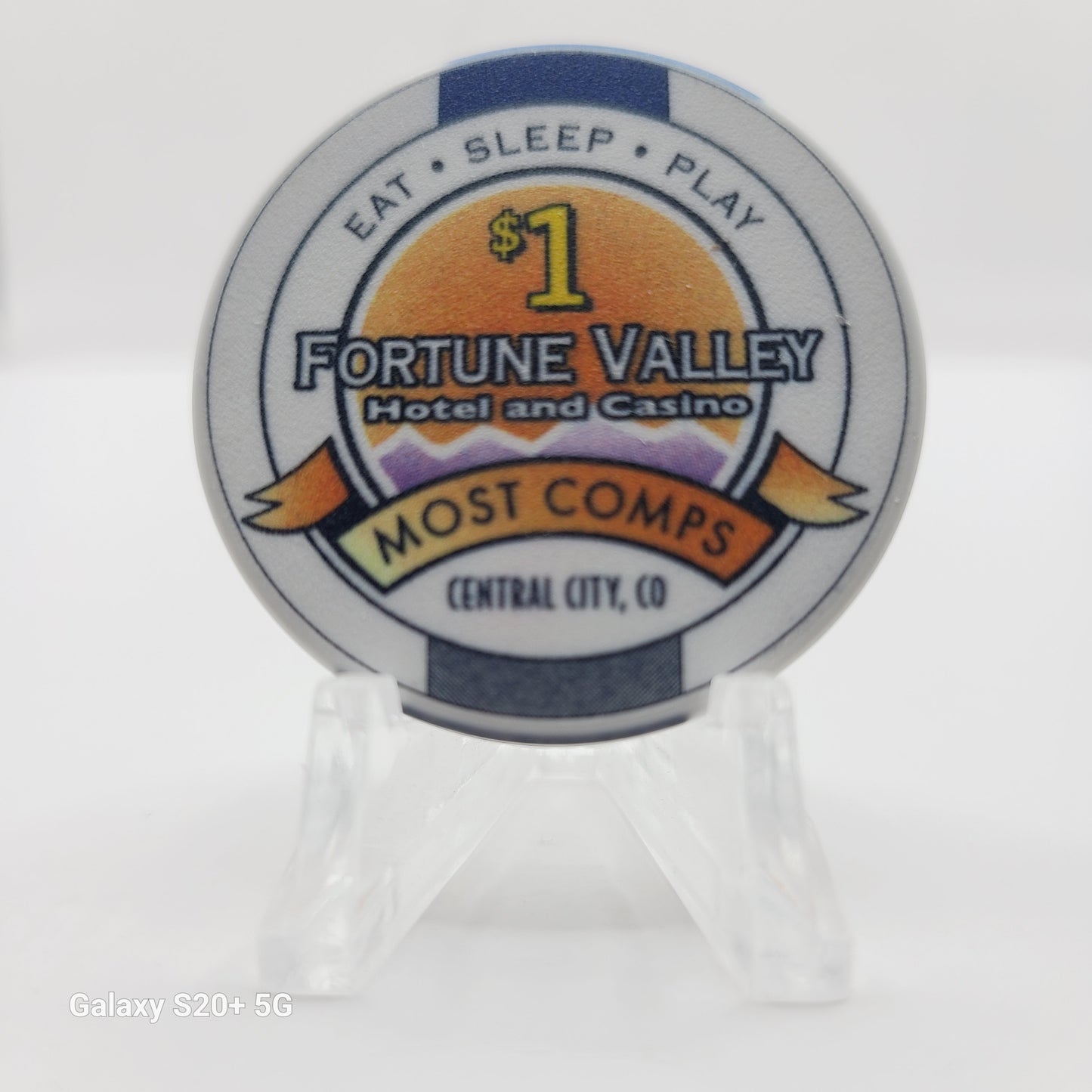 Fortune Valley Hotel & Casino Central City Colorado 2009 $1 Casino Chip
