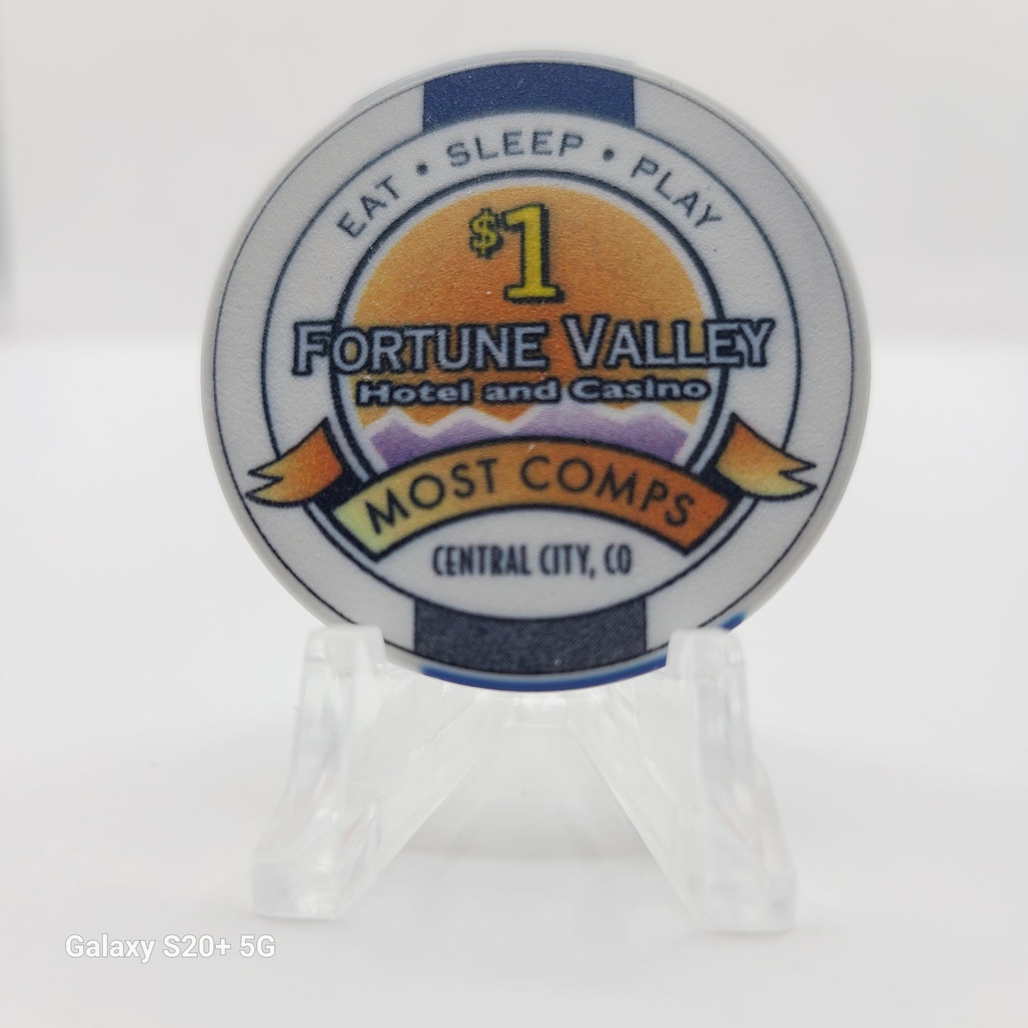 Fortune Valley Hotel & Casino Central City Colorado 2009 $1 Casino Chip