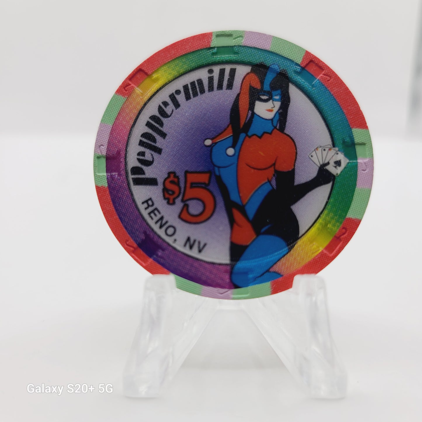 Peppermill Hotel Casino Reno Nevada 1995 $5 Casino Chip N1143