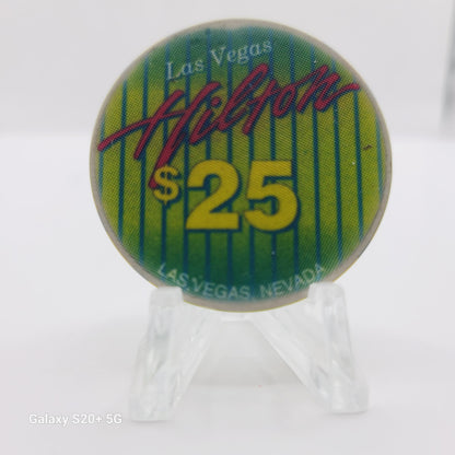 Las Vegas Hilton Hotel Casino Las Vegas Nevada 1994 $25 Chip N0587