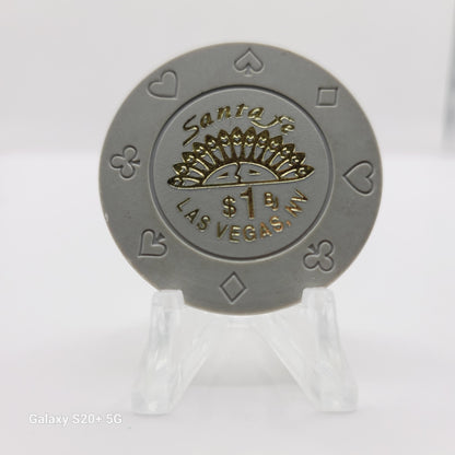 Santa Fe Hotel Casino Las Vegas Nevada 1998 $1 Casino Chip V3383