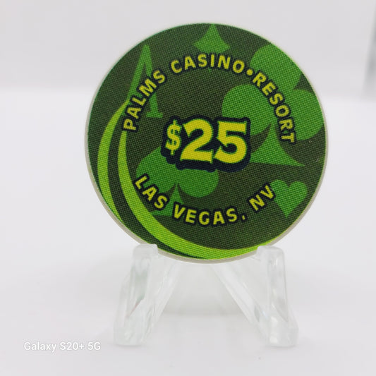 Palms Casino Resort Las Vegas Nevada 2001 "Ace of Clubs" $25 Casino Chip Limited 2000