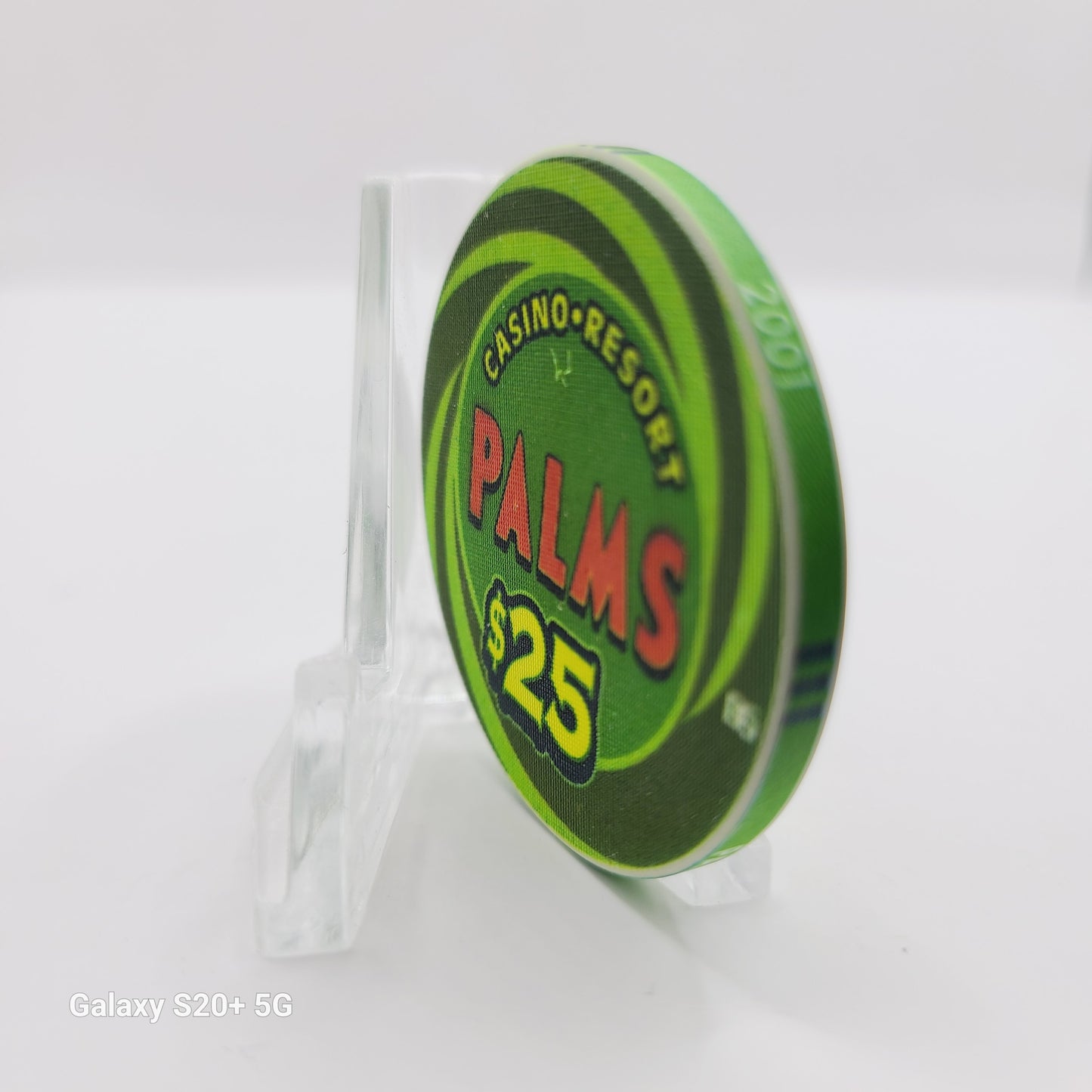Palms Casino Resort Las Vegas Nevada 2001 "Ace of Clubs" $25 Casino Chip Limited 2000