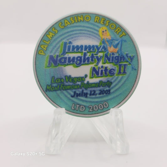 Palms Resort Casino "Jimmy's Naughty Night 2" Casino Chip E1843 Limited 2000