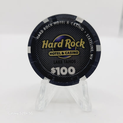 Hard Rock Hotel Casino Lake Tahoe Nevada 2015 $100 Casino Chip D1754