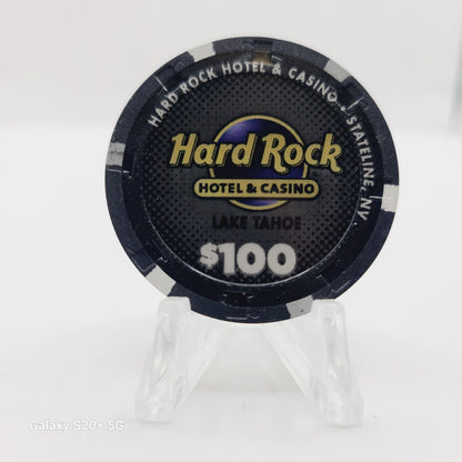 Hard Rock Hotel Casino Lake Tahoe Nevada 2015 $100 Casino Chip D1754