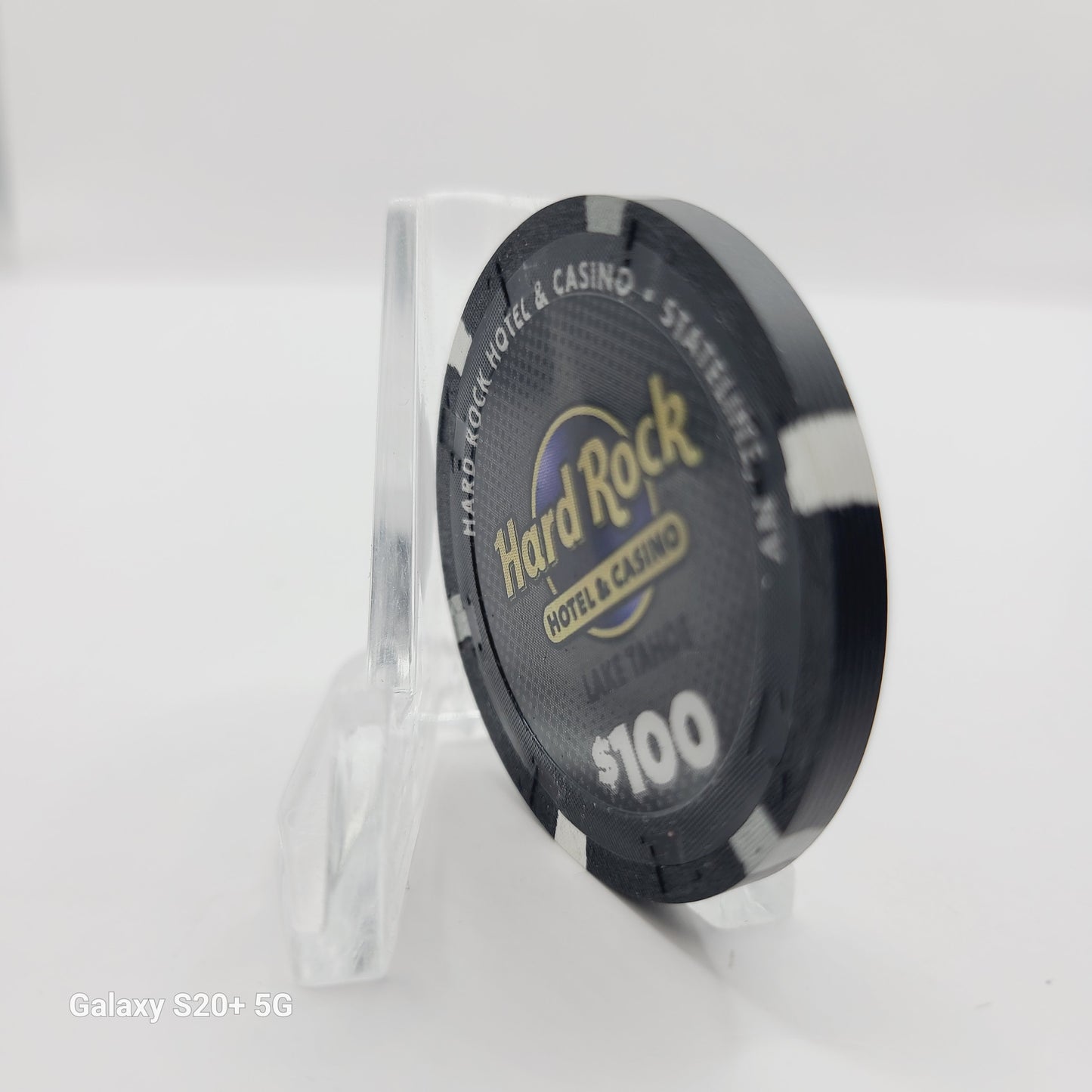 Hard Rock Hotel Casino Lake Tahoe Nevada 2015 $100 Casino Chip D1754