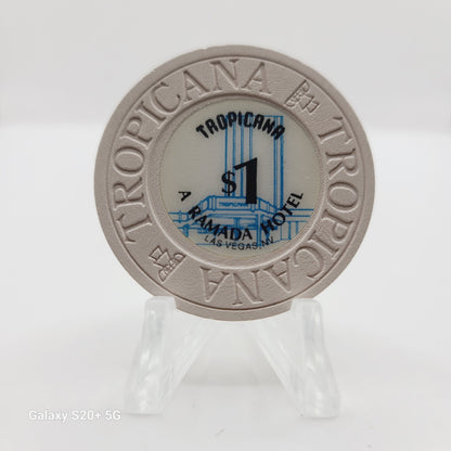Tropicana Hotel Casino Las Vegas Nevada 1990 $1 Casino Chip N2272.1