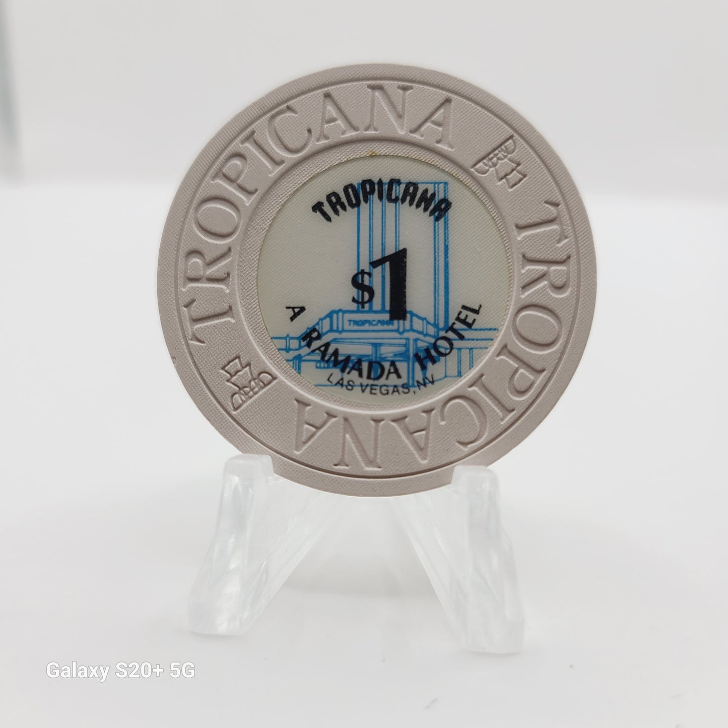 Tropicana Hotel Casino Las Vegas Nevada 1990 $1 Casino Chip N2272.1