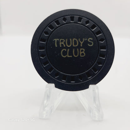 Trudy's Club "Card Room" Bakersfield California Casino Chip