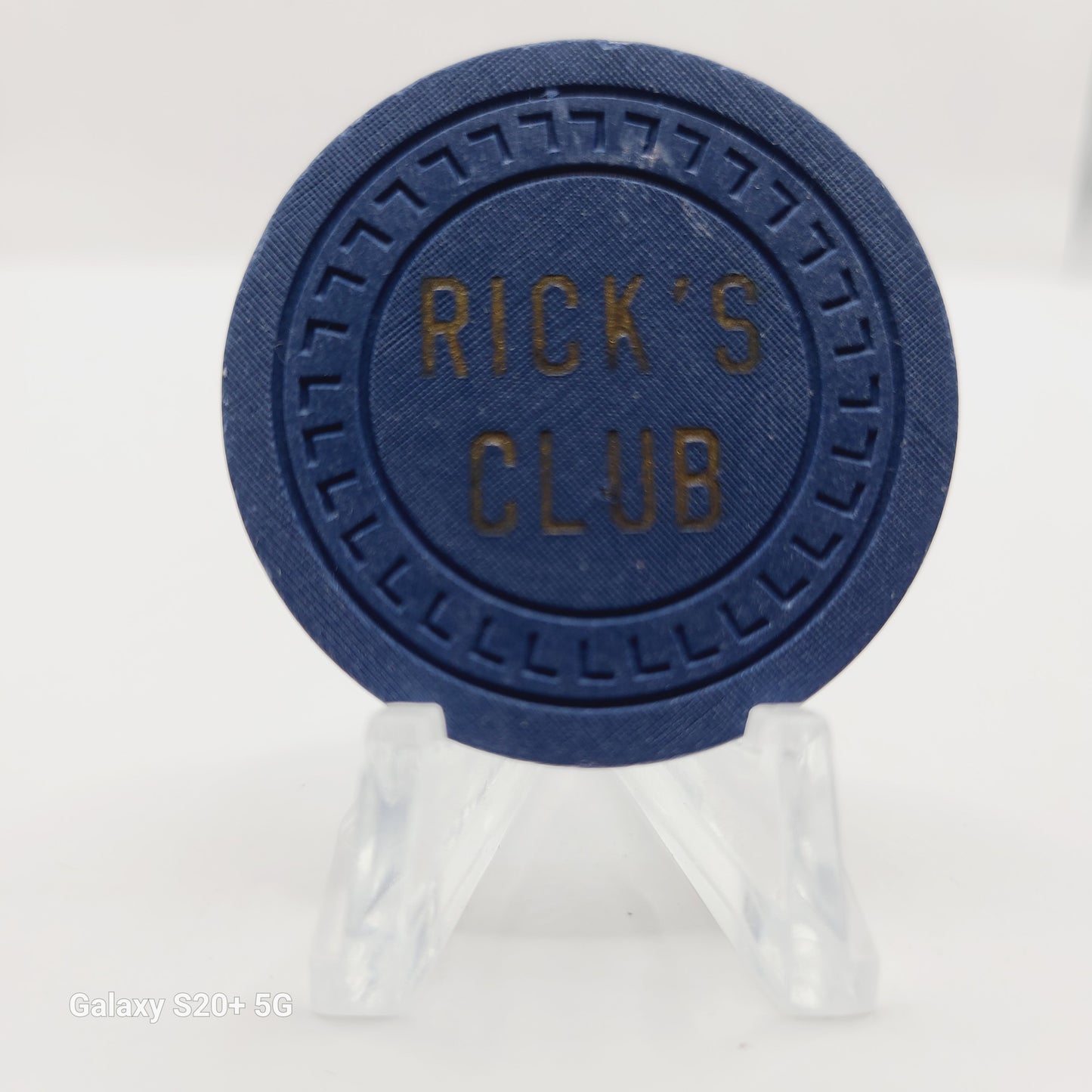 Rick's Club Card Room Pittsburgh California Casino Chip CG199186