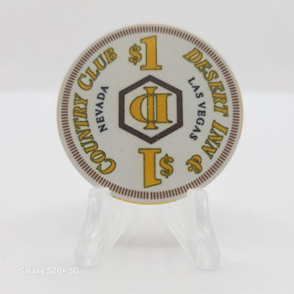 Desert Inn Country Club Hotel Casino Las Vegas Nevada 1991 $1 Casino Chip N1487