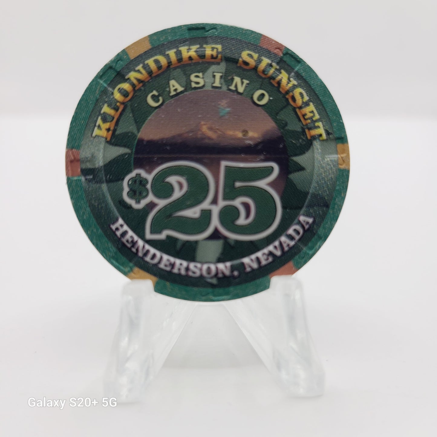 Klondike Sunset Casino Henderson Nevada 1999 $25 Casino Chip V4725 "UNCIRCULATED"