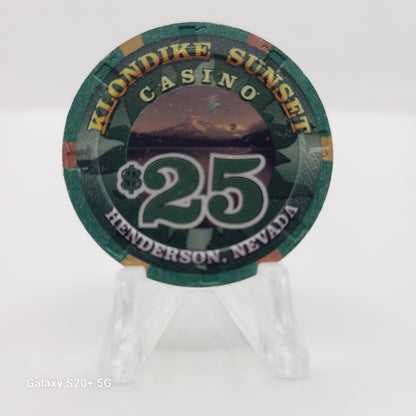 Klondike Sunset Casino Henderson Nevada 1999 $25 Casino Chip V4725 "UNCIRCULATED"