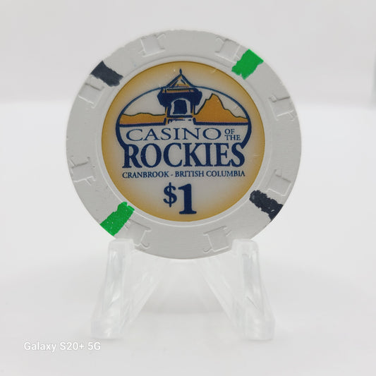 Casino of the Rockies St Eugene Resort Cranbrook British Columbia Canada $1 Casino Chip