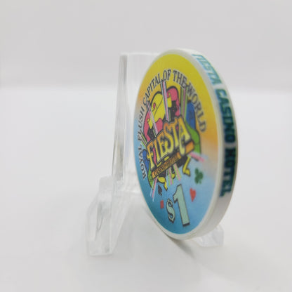 Fiesta Rancho Las Vegas Nevada 1998 $1 "Spades" Casino Chip V2402