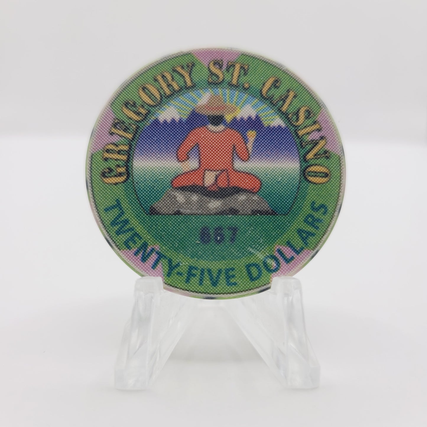 Gregory St. Casino Black Hawk Colorado $25 Casino Chip LMT 750