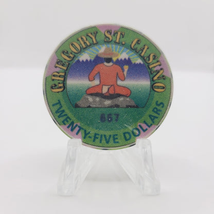 Gregory St. Casino Black Hawk Colorado $25 Casino Chip LMT 750