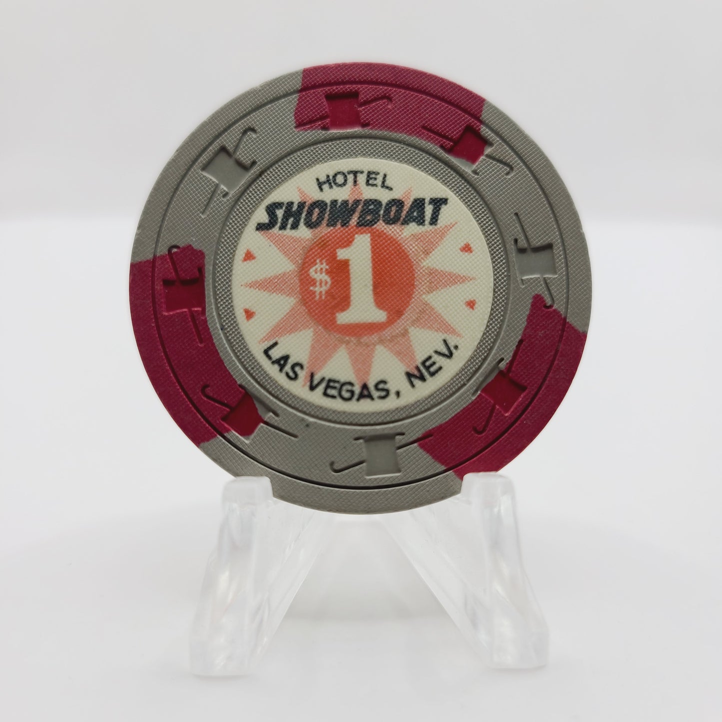 Showboat Hotel Casino Las Vegas Nevada 1972 $1 Casino Chip N2148