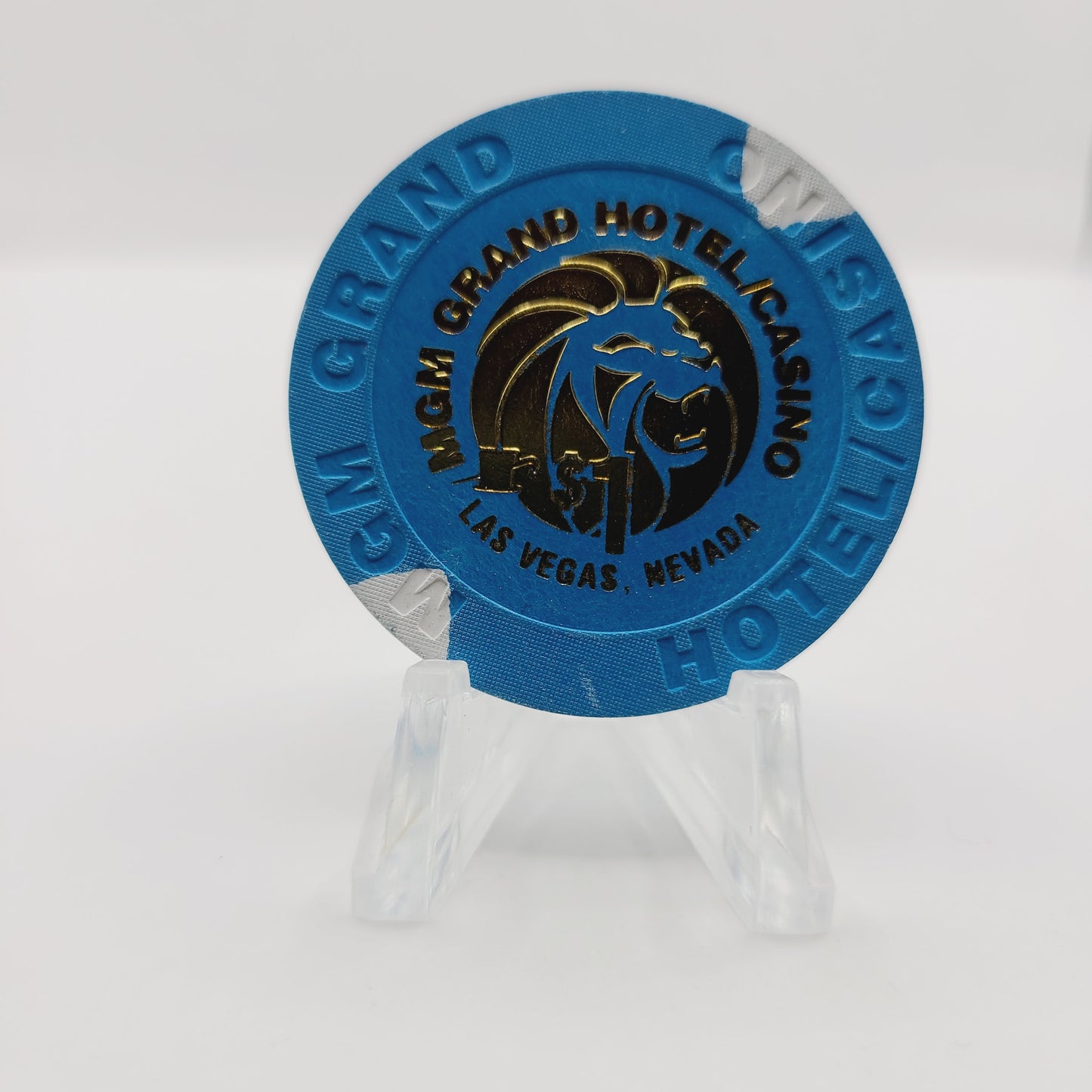 MGM Grand Hotel Casino Las Vegas Nevada 2024 $1 "Hot Stamp" Casino Chip