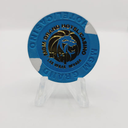 MGM Grand Hotel Casino Las Vegas Nevada 2024 $1 "Hot Stamp" Casino Chip