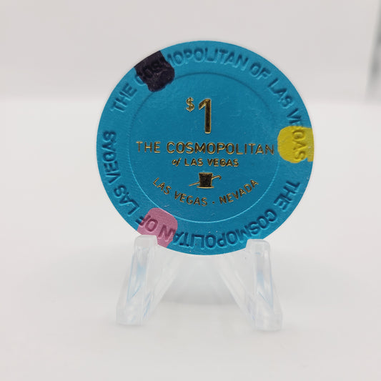 The Cosmopolitan Hotel Casino Las Vegas Nevada 2024 $1 "Hot Stamp" Casino Chip
