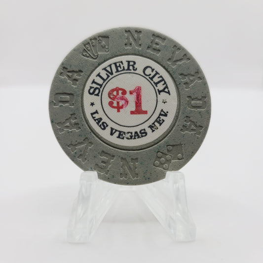 Silver City Casino Las Vegas Nevada 1975 $1 Casino Chip N2155